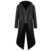 Herren Mittelalter Langarm gotisch Viktorianischen Jacke Blazer Steampunk Herren Smokingmantel Cosplay Kostüme für Karneval - Karnevalkostüme