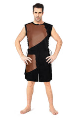 Herren Mittelalterlich Weste GoT Schnürung Ärmellos Halloween Pirat Cosplay Kostüm Steampunk Viktorianisch Vest