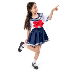 Kinder Mädchen Schuluniform täglich Uniform