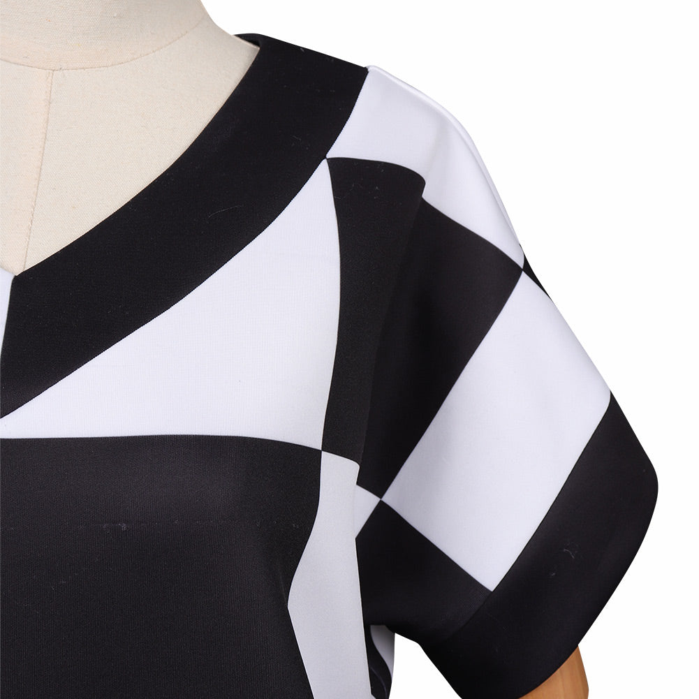 Wednesday Addams Cosplay Outfits Halloween Karneval Originell Weste