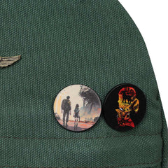 Erwachsene Unisex The Last of Us Ellie Cosplay grün Rucksack Schulrucksack Stundenten Rucksack