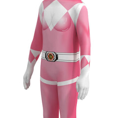Kinder Mighty Morphin Power Rangers Kimberly Cosplay Kostüm Halloween Karneval Jumpsuit