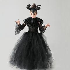 Mädchen Cosplay Kostüm Outfits Halloween Karneval Kinder 4tlg. Kleid