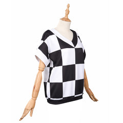 Wednesday Addams Cosplay Outfits Halloween Karneval Originell Weste