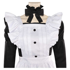 Damen Cosplay Kostüm Outfits Halloween Karneval Party Anzug Maid Schürze Kleid