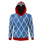 Jotaro Kujo JoJo's Bizarre Adventure: Golden Wind Hoodie Hooded Pulli Kaputzepullover für Erwachsene