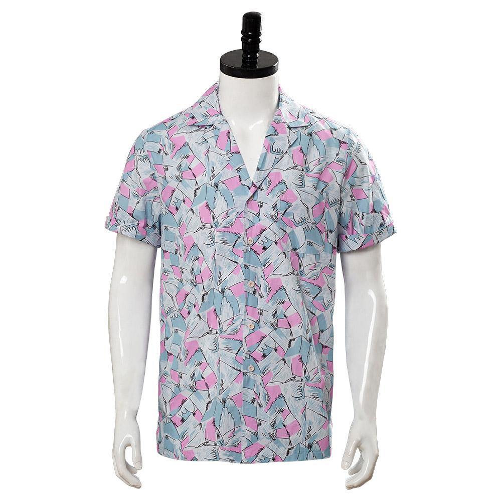 Stranger Things 3 - Chief Hopper T-Shirt Tee Top Kurzarm für Sommer - Karnevalkostüme