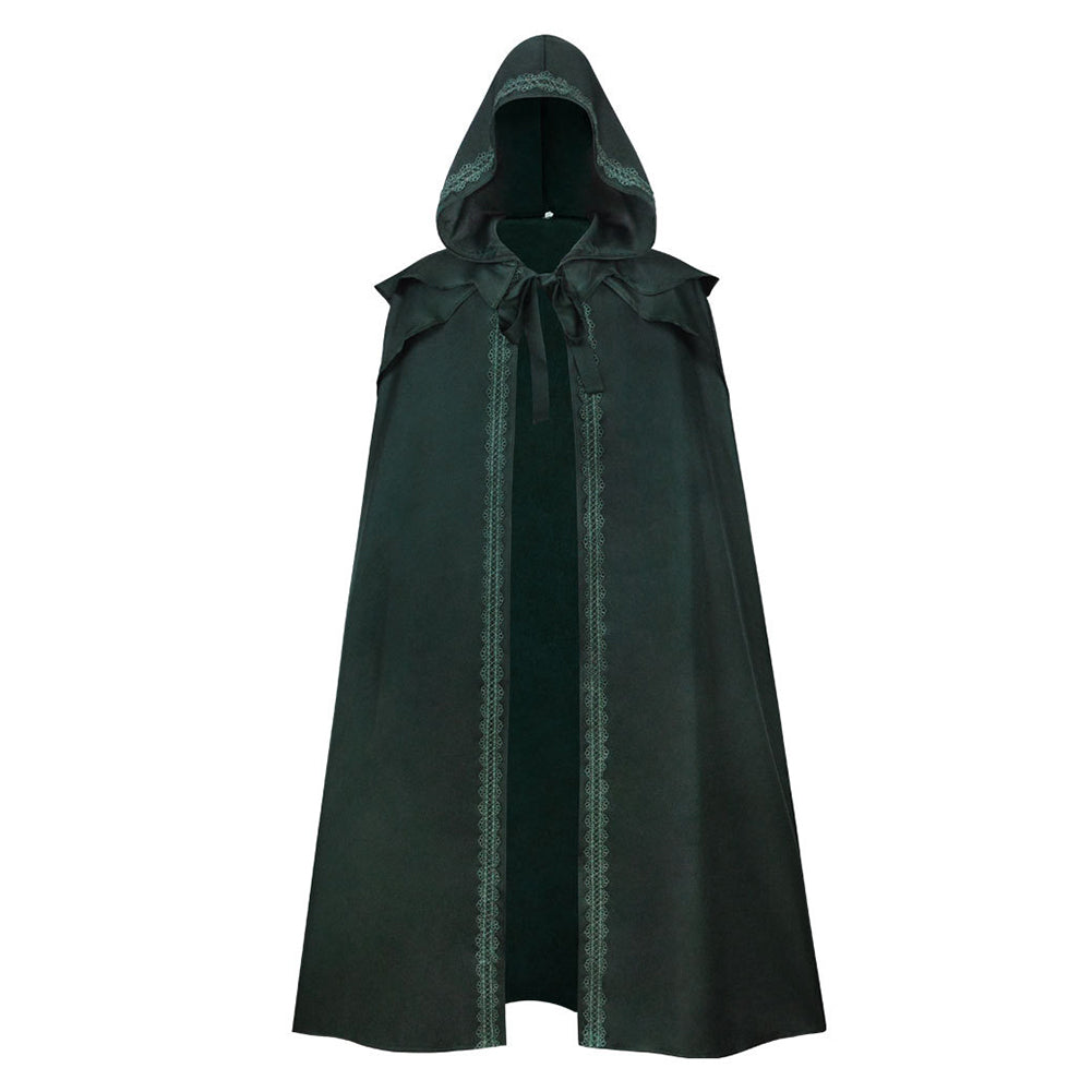 Mittelalter Renaissance Gotik Kapuzenmantel Cosplay Kostüm Halloween Karneval Party Verkleidung Anzug