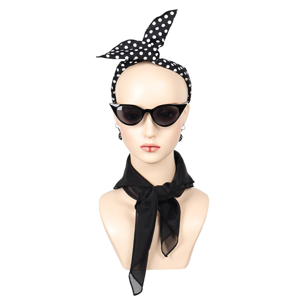 Damen 1950er Karneval Party Rollenspiel Kostüm Party Set Cosplay Kostüm Outfits
