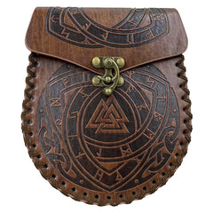 Damen mittelalterliche Retro-Tasche Wikinger Stil Cosplay Gürteltasche Halloween Karneval Kostüm Zubehör