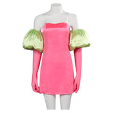 Damen rosa Kleid Kostüm Outfits Halloween Karneval Party Anzug