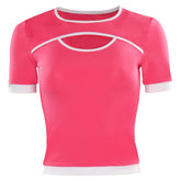 Damen rosa Sommer Shirt Cosplay Kostüm Outfits Halloween Karneval Party Anzug