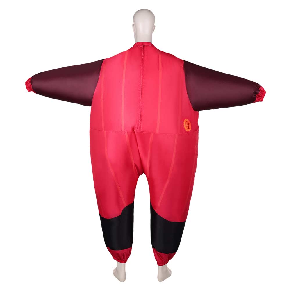 Erwachsene unisex Hazbin Hotel Aufblasbare Anzüge Fancy Party Dress Halloween Karneval Party Anzug Aufblasbare Kostüm Alastor