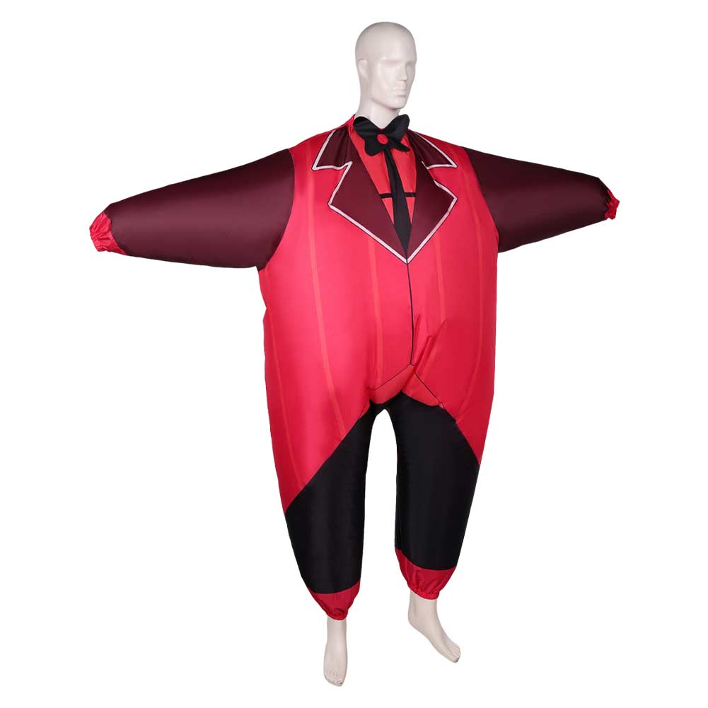 Erwachsene unisex Hazbin Hotel Aufblasbare Anzüge Fancy Party Dress Halloween Karneval Party Anzug Aufblasbare Kostüm Alastor