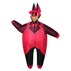 Erwachsene unisex Hazbin Hotel Aufblasbare Anzüge Fancy Party Dress Halloween Karneval Party Anzug Aufblasbare Kostüm Alastor