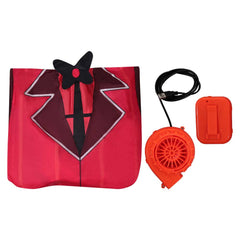 Erwachsene unisex Hazbin Hotel Aufblasbare Anzüge Fancy Party Dress Halloween Karneval Party Anzug Aufblasbare Kostüm Alastor