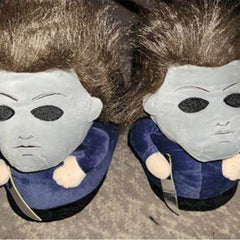 Halloween Michael Myers Cosplay Schuhe Hoome Warm Plüsch Slipper Halloween Zubehör Geschenke Film