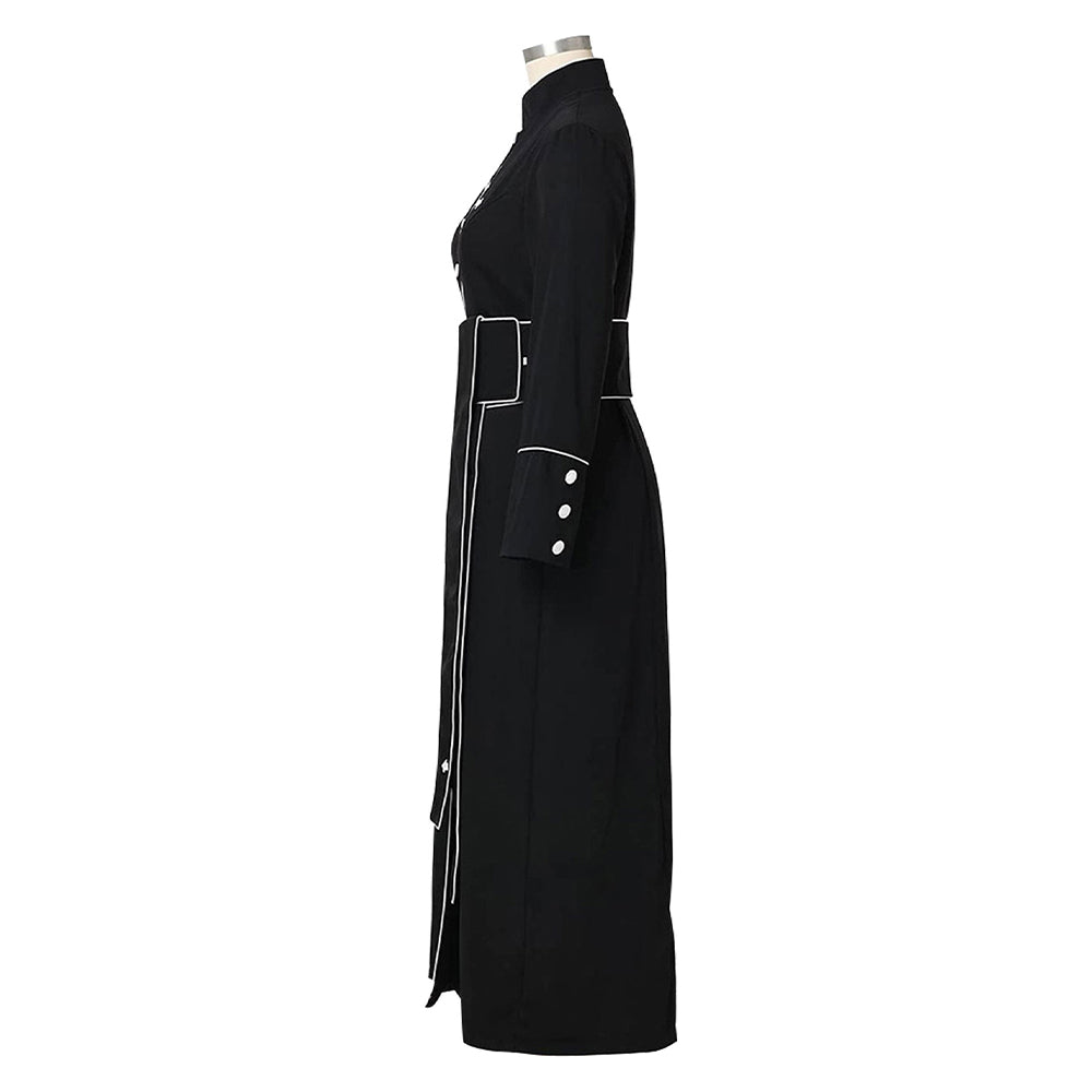 Herren Mittelalterliches Priestergewand Cosplay Kostüm Outfits Halloween Karneval Anzug