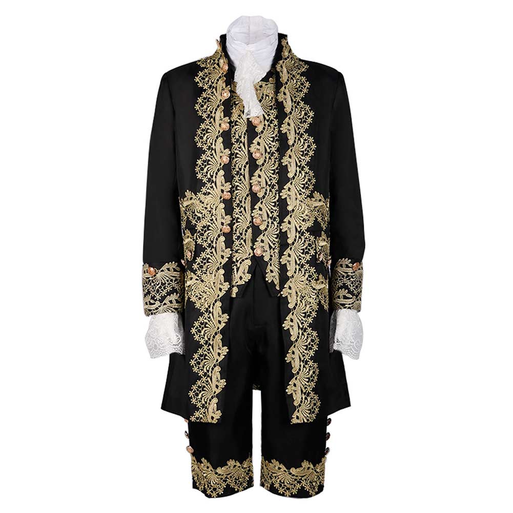 Herren Retro viktorianischer Palast Prinz Cosplay Kostüm Outfit Halloween Performance Outfit