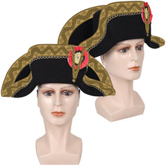 Kapitänshut Napoleon Präsident Heu Outfits Halloween Karneval Kostüm Zubehör Mütze Prop Hut Frankreich