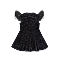 Kinder Mädchen Kleid Achtbeinige Spinne Cosplay Kostüm Outfits Halloween Karneval Anzug