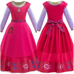 Kinder Mädchen Kleid Film 2023 - Dahlie Blume Cosplay Kostüm Outfits