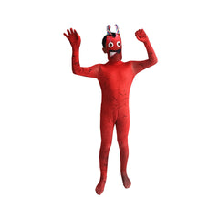 Kinder rot Jumpsuit Horror Games Cosplay Kostüm Outfits Halloween Karneval Anzug