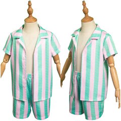 Kinder Strand Shirt Badeshorts Set Cosplay Kostüm Outfits Halloween Karneval Anzug