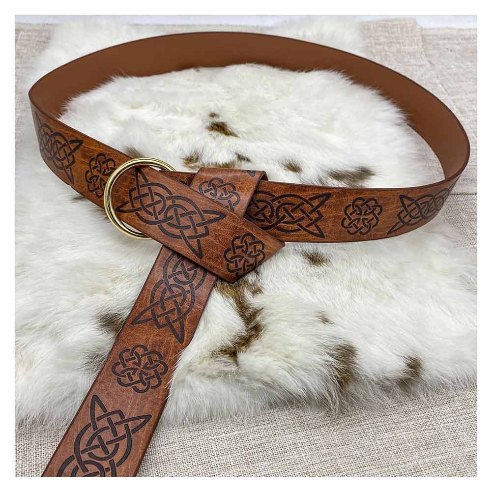 mittelalterliche Gürtel Wikinger Stil Keltischer Cosplay Gürtel Gürtelband Halloween Karneval Kostüm Zubehör