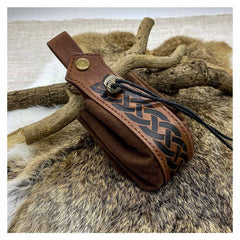 mittelalterliche Tasche für Gürtel Wikinger Stil Münzsack Halloween Karneval Kostüm Zubehör