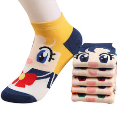 Sailor Moon 6 Paar Socken Zubehör Geschenke Anime