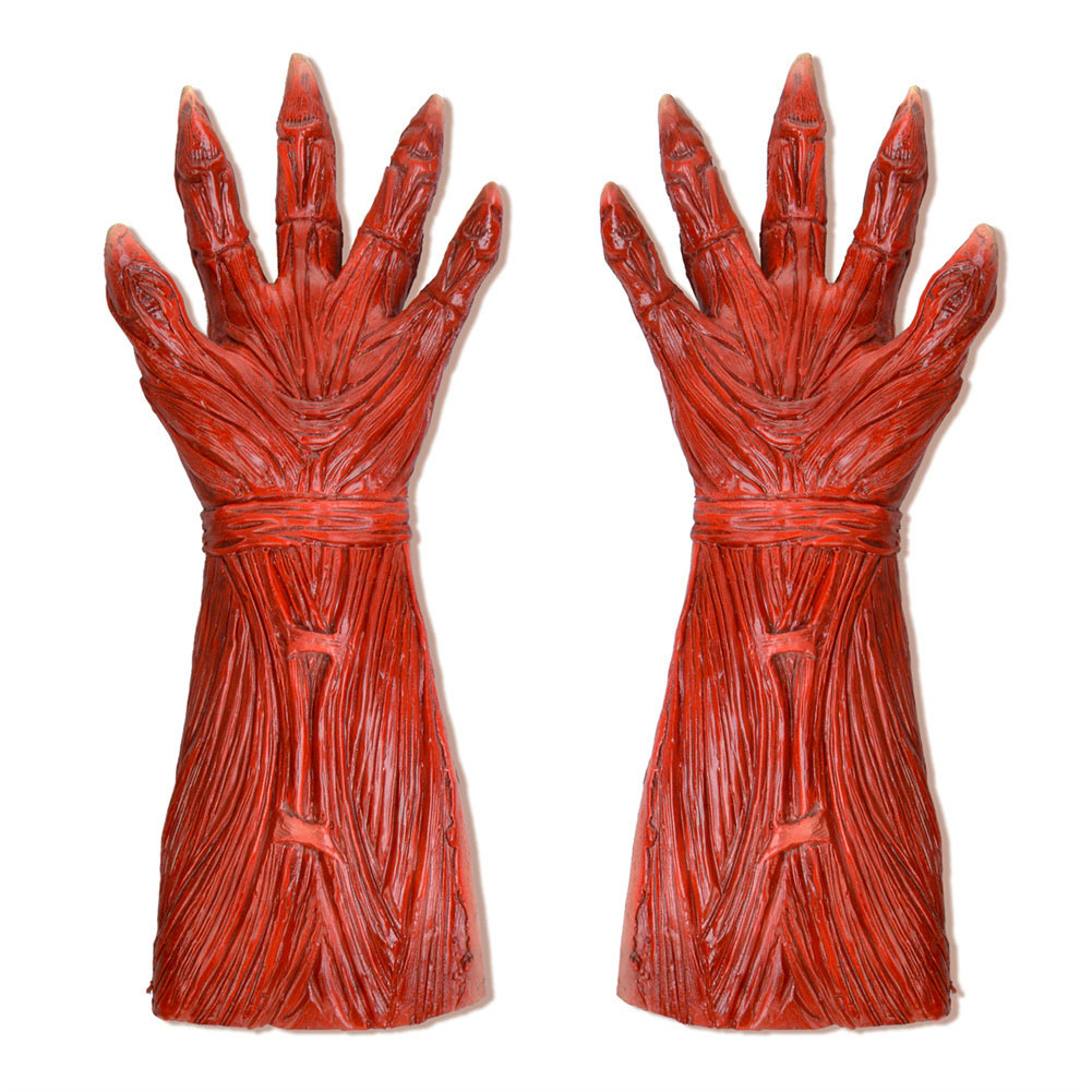 Skelett Maske Handschuhe Cosplay Latex Masken Helm Maskerade Halloween Party Kostüm Requisiten