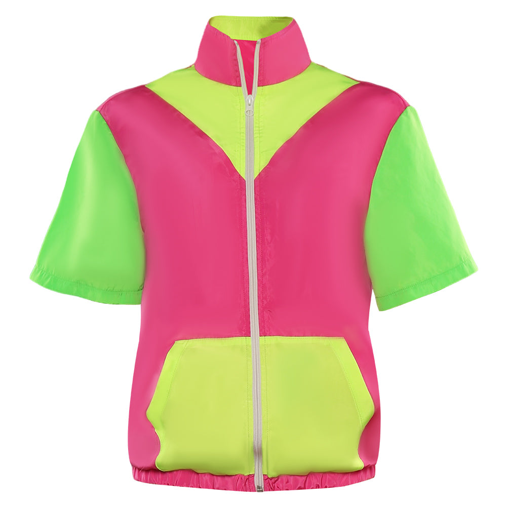 unisex Cosplay Kostüm Outfits Halloween Karneval Verkleidung Anzug Jogginganzüge Set 2 Stück Outfits 80er 90er Jahre Trainingsanzüge Set