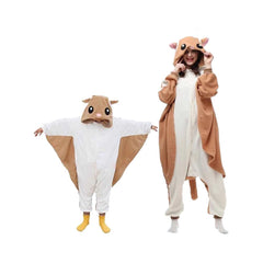 unisex Eichhörnchen Jumpsuit Cosplay Kostüm Outfits Schlafenanzug Halloween Karneval Anzug