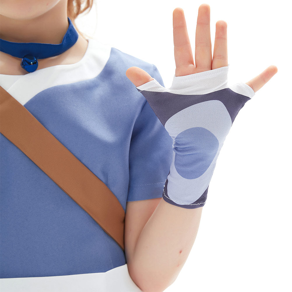Kinder Avatar: Der letzte Luftbändiger Katara-Cosplay-Kostüme für Kinder Halloween Karnevalskostüme