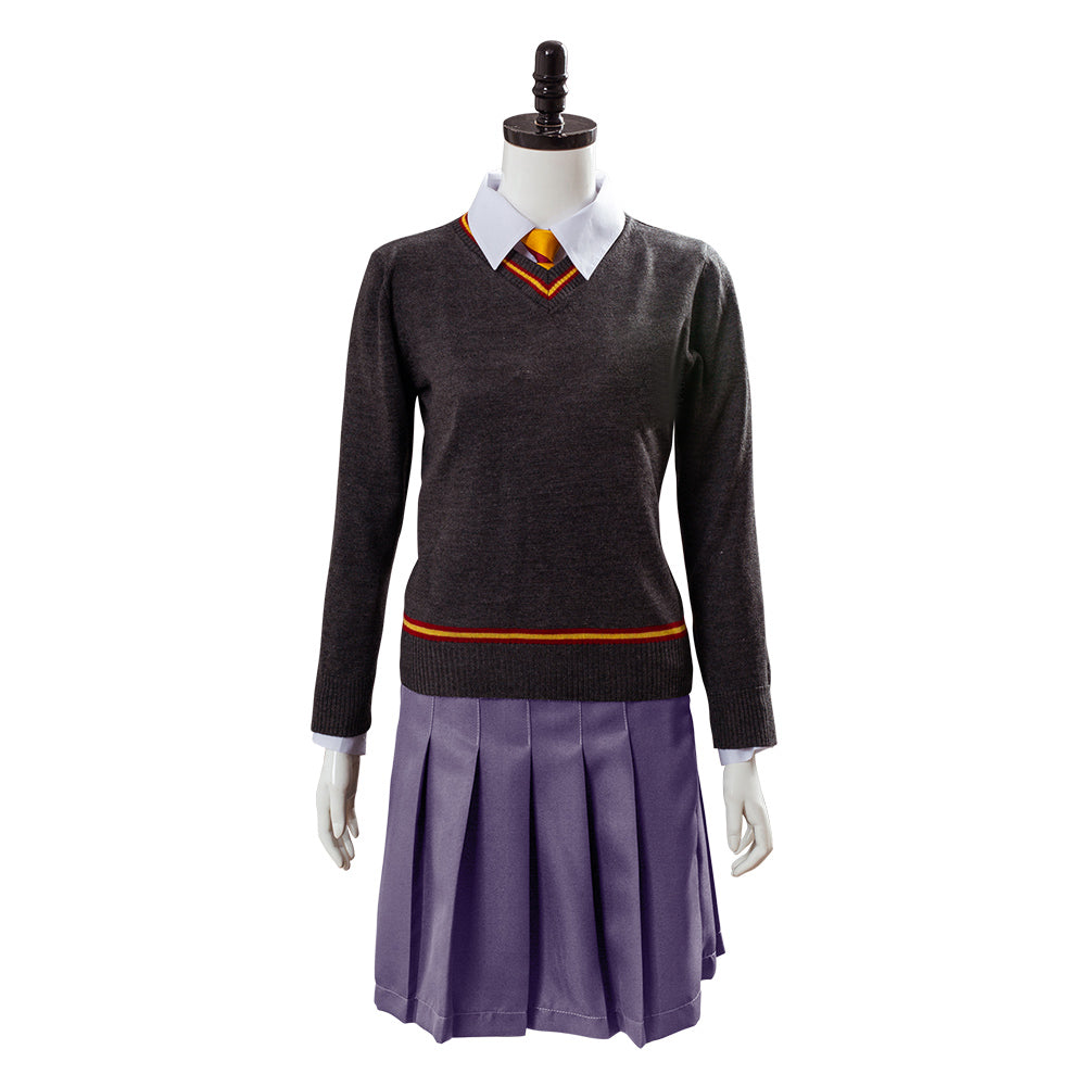 Harry Potter Gryffindor Uniform Hermione Granger Hermine granger Kostüm für Erwachsene Damen