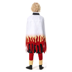 Kinder Demon Slayer Kimetsu no Yaiba Rengoku Kyoujurou Kostüm Halloween Karneval Kostüm