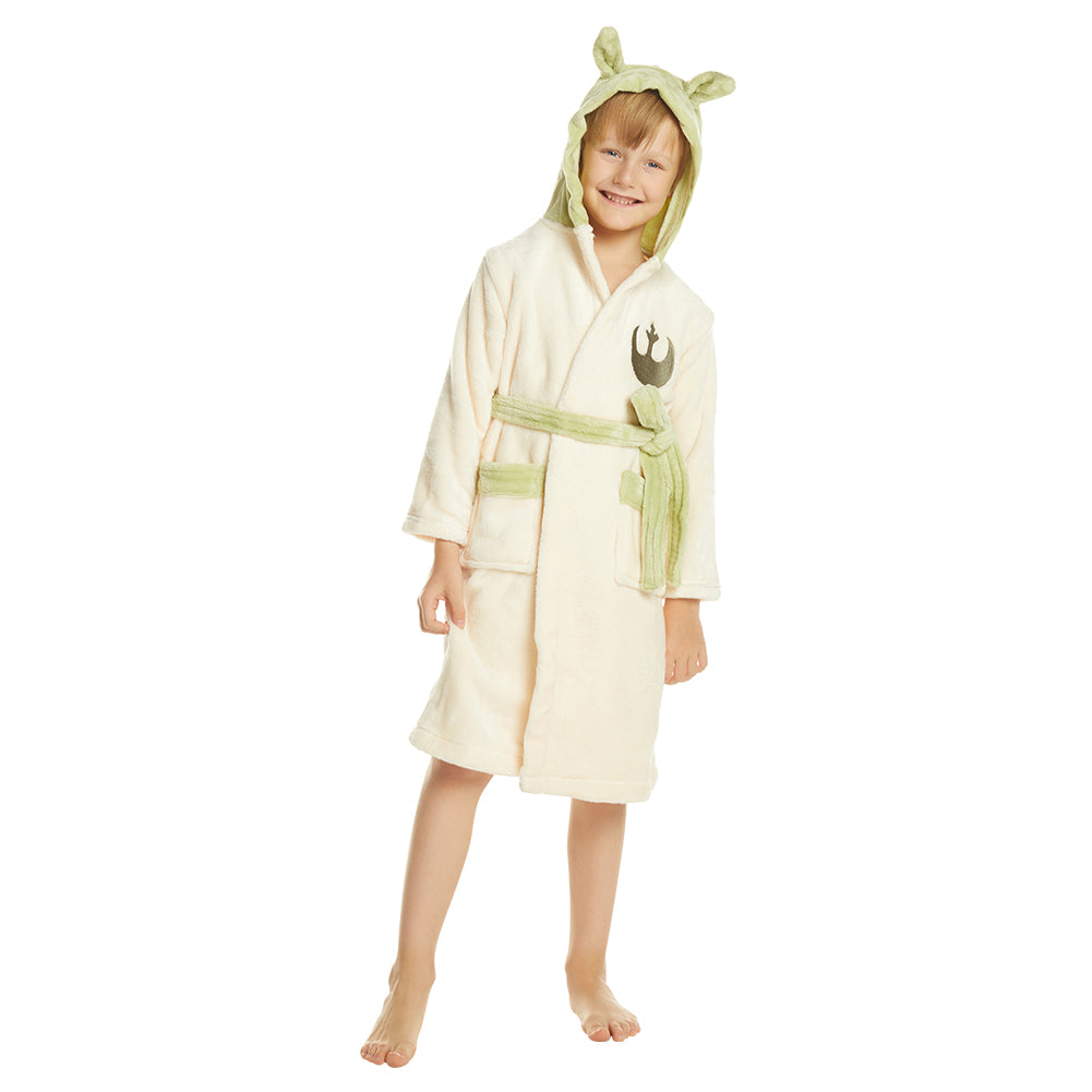 SW Kinder Yoda-Bademantel geeignet für Kinder von 6 bis 10 Jahren