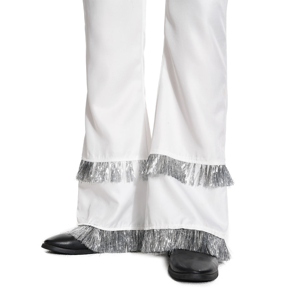 Herren Retro Style Cosplay Kostüm Outfits Halloween Karneval Anzug Bjorn Ulvaeus ABBA