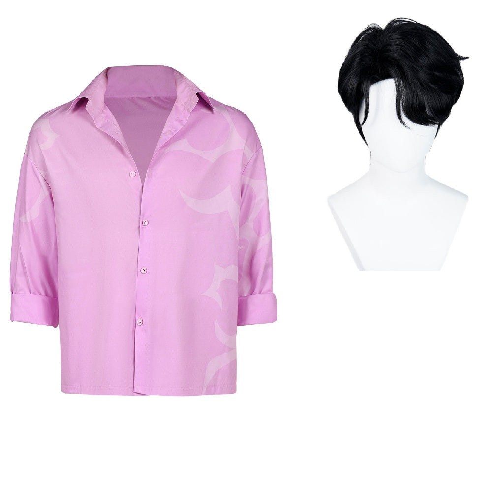 Herren Cosplay Kostüm Halloween Karneval Party Anzug Cosplay Jinu Shirt