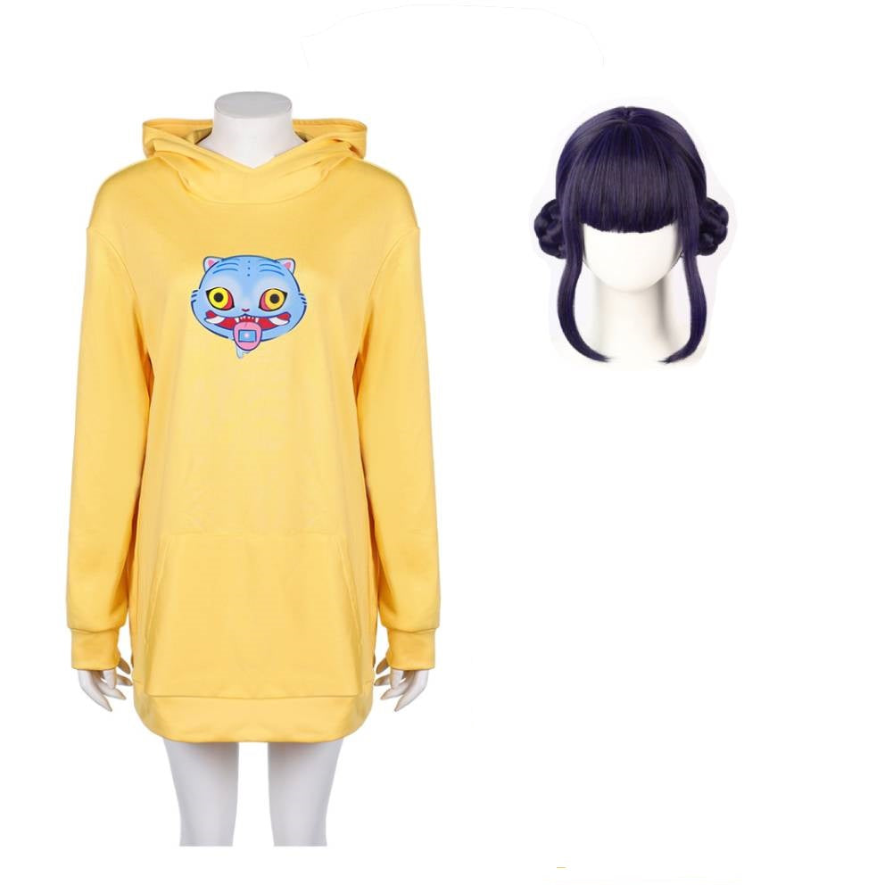 Damen Cosplay Kostüm Halloween Karneval Hoodie Zoey