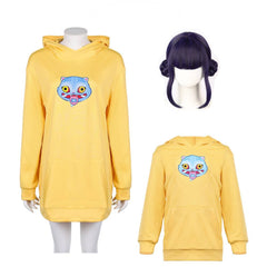 Damen Cosplay Kostüm Halloween Karneval Hoodie Zoey