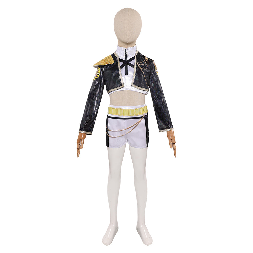 Kinder Mädchen Rumi  Kostüm Halloween Karneval Party Cosplay Anzug