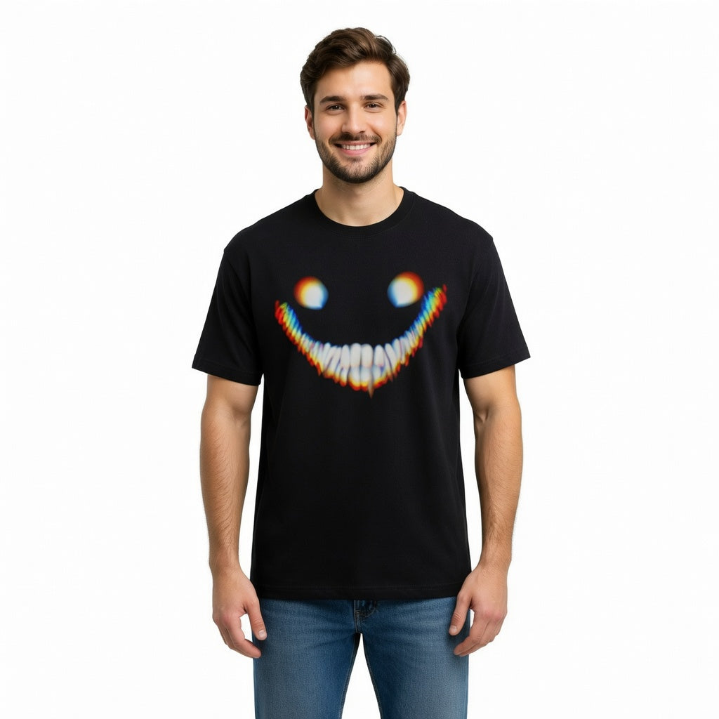 Herren Backrooms The Smilers T-shirt Sommer schwarz Outfits
