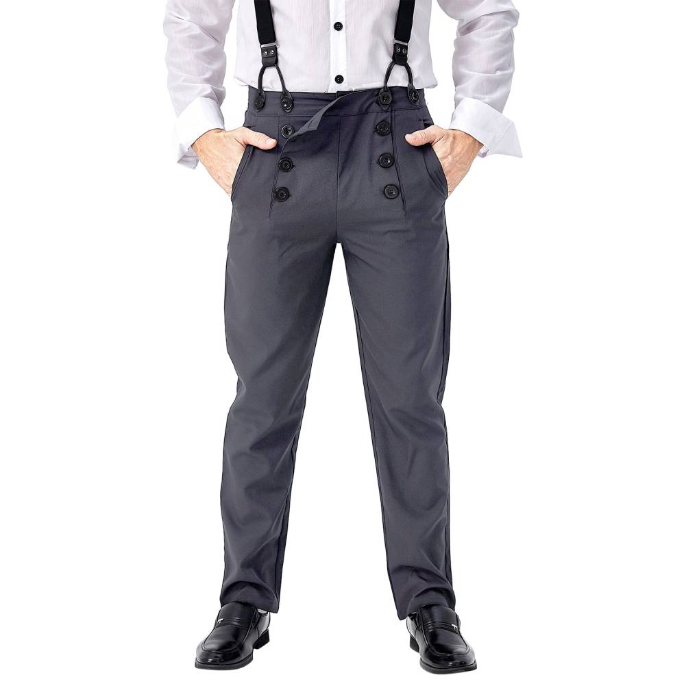 Mittelalter Herren Punk Hose Steampunk Jeans Erwachsene auch für Alltag