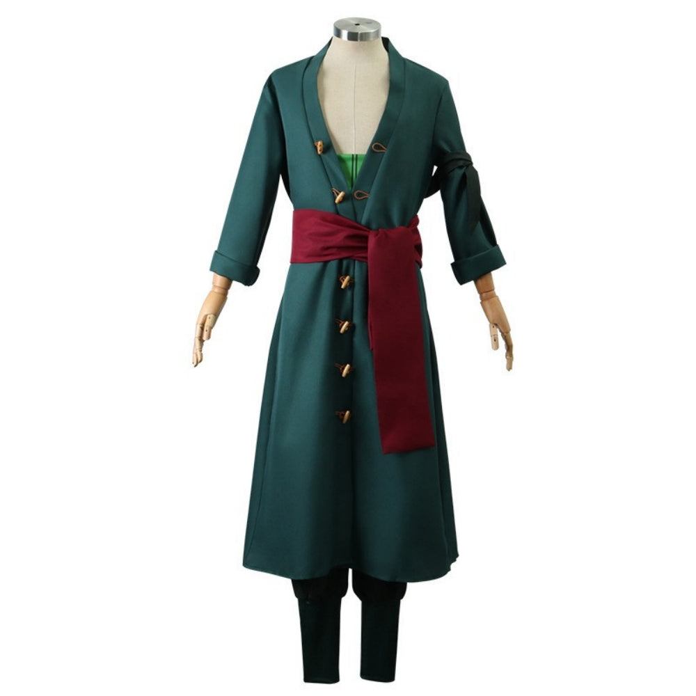 Kinder Kostüm One Piece Roronoa Zoro Cosplay Kostüm Halloween Karneval Outfits Anime