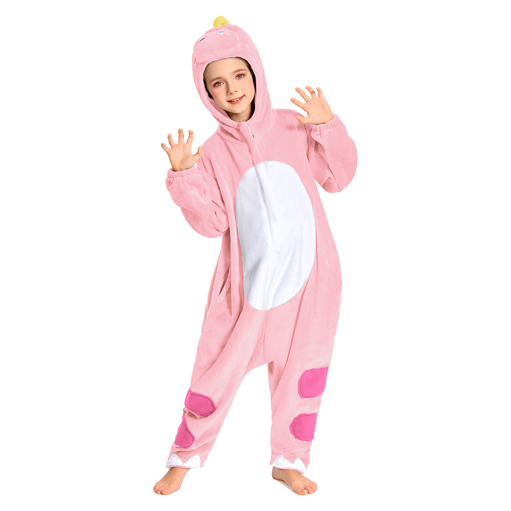 Kinder Rentier Tierkostüm Frosch Rentier Pinguin Rosa Dinosaurier Schlafanzug einteiliger Pyjama