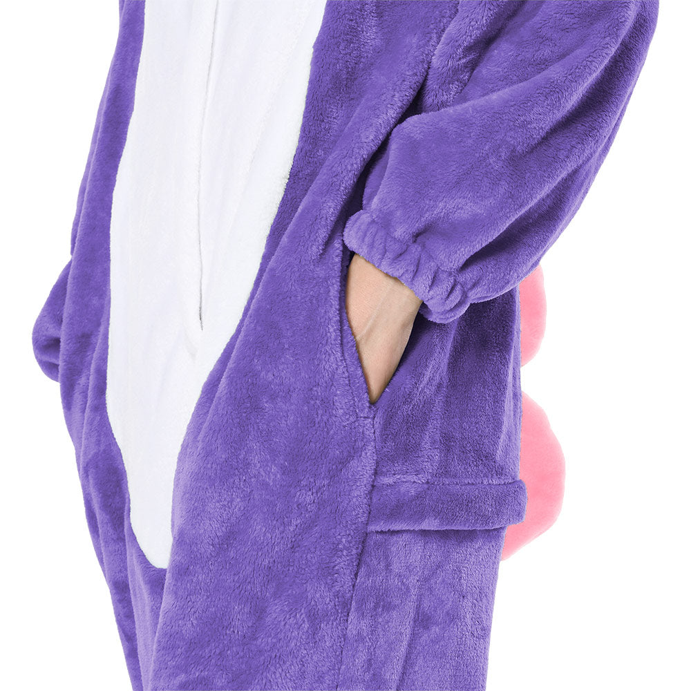 Erwachsene Unisex Dinosaurier Tierkostüm Schlafanzug einteiliger Pyjama