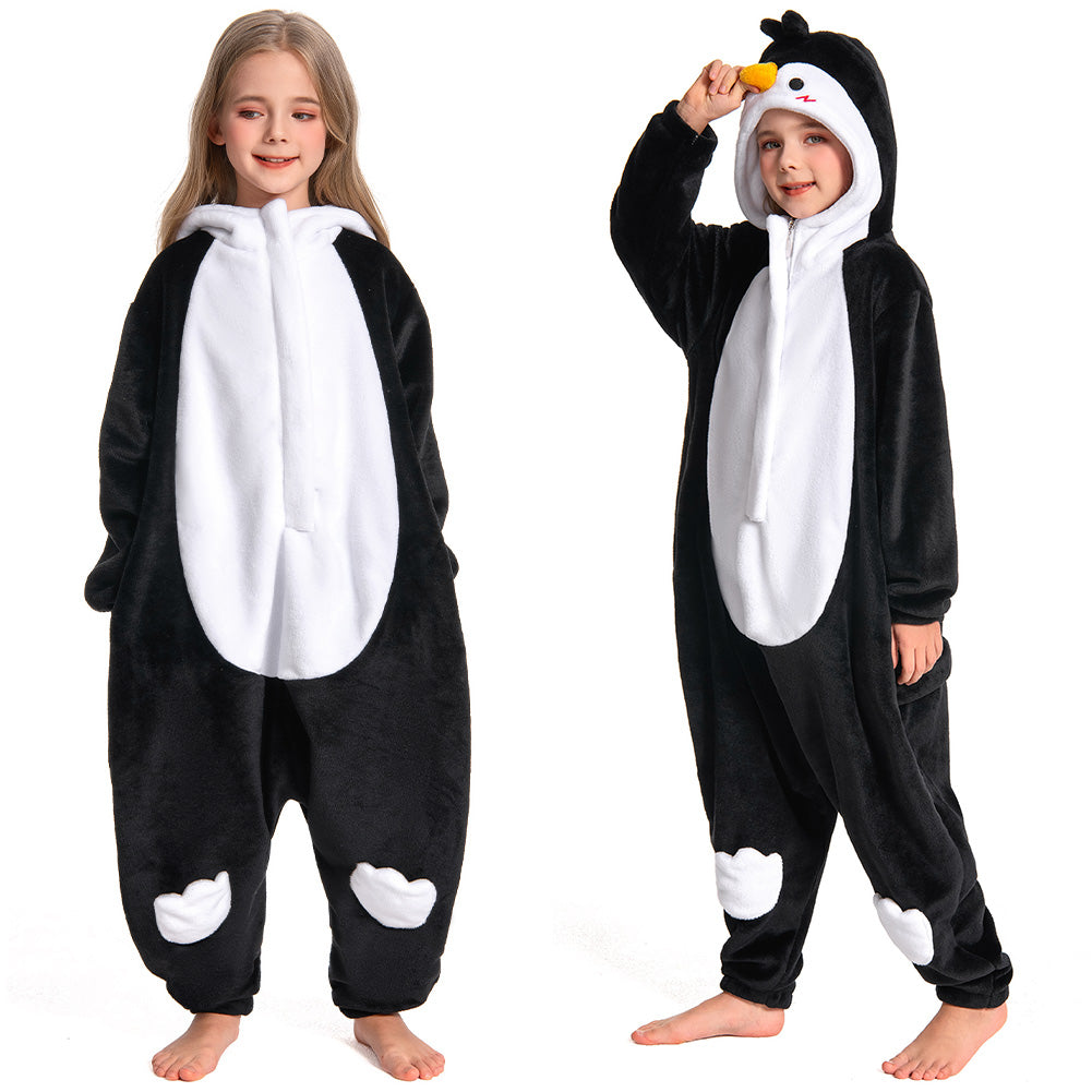 Kinder Rentier Tierkostüm Frosch Rentier Pinguin Rosa Dinosaurier Schlafanzug einteiliger Pyjama