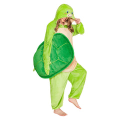 Erwachsene Unisex Meeresschildkröte Tier kostüm grün Schlafanzug einteiliger Pyjama